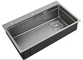 Zilveren Afdruipplaat 1.2mm van Roestvrij staalmatt black undermount sink with