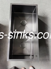 Gepoetste roestvrij staal 33x22 Drop In Dual Bowl handgemaakte keuken wasbak