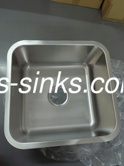 Stainless Steel Keuken Single Bowl wasbak Vierkante vorm En Corrosie-Resistente Drainer