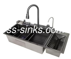 Grid accessoires inbegrepen 18/10 Chroom/Nickel hoek Kookbak van roestvrij staal