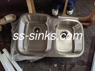 1.0mm 1.2mm Dikte Onderbouw Roestvrij staal Keukensink Rechthoekig kabinet Ontwerp Gemakkelijk te installeren