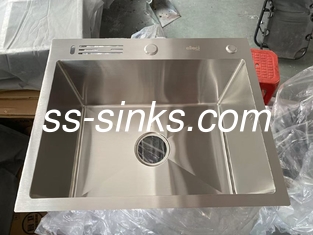 K-20000 Topmount keuken wastafel met 1 kraangat en schaaldiepte van 21 cm