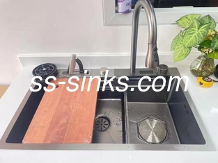 Stainless Steel Single Bowl Sink met 18/10 nikkelstaal materiaal en drainagesysteem oplossing