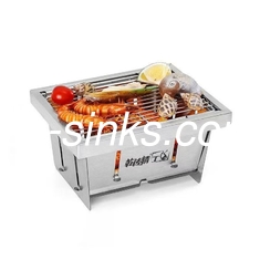 Draagbare Houtskool BBQ Grill Trolley met Elektronische Ontsteking Uw Ultieme BBQ-oplossing