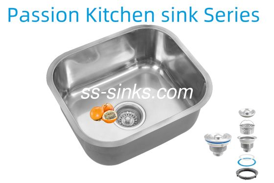 1 kraan gat met kraan gat deksel geborsteld roestvrij staal dubbele schaal wasbak