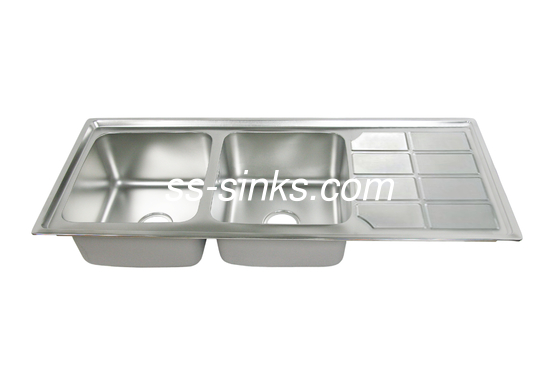 Afmetingen 30 x 17 inch Schort Roestvrij staal Keuken wasbak Anti-corrosie staal