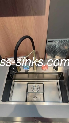 roestvrij staal 304 bar enkel bak Modern Top Mount Keuken Wasbak