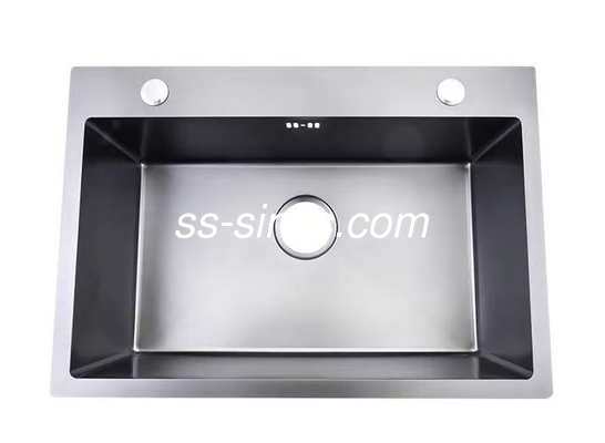 Polish Finish Topmount Keukensink met 1 schaal OEM Buitenafmetingen inbegrepen