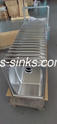 24 * 18 inch Modern Topmount Keukensink Externe afmetingen OEM Met moderne stijl