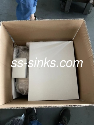 40 * 40cm Vierkante Single Bowl Undermount Wasbak Makkelijk te installeren voor kast
