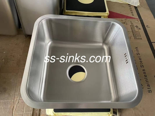 40 * 40cm Vierkante Single Bowl Undermount Wasbak Makkelijk te installeren voor kast