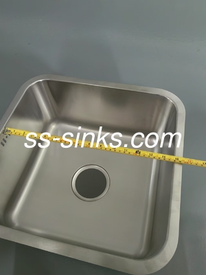 Stainless Steel Keuken Single Bowl wasbak Vierkante vorm En Corrosie-Resistente Drainer