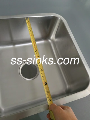 Stainless Steel Keuken Single Bowl wasbak Vierkante vorm En Corrosie-Resistente Drainer