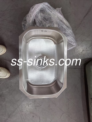 SUS304 Stainless Steel Single Bowl Sink met corrosiebestendig afvoerwater