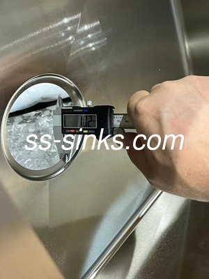 780*430mm etc. Moderne constructie rechthoekige keuken wasbak roestvrij
