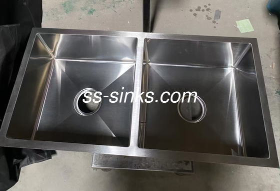 9 inch Bowl Diepte Dubbele wasbak Keuken wasbak zonder kraan inbegrepen