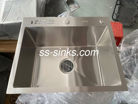 K-20000 Topmount keuken wastafel met 1 kraangat en schaaldiepte van 21 cm