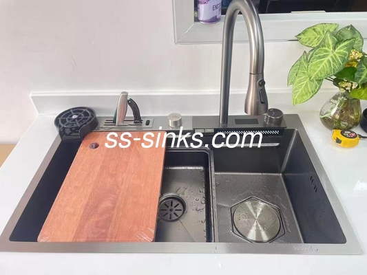 Stainless Steel Single Bowl Sink met 18/10 nikkelstaal materiaal en drainagesysteem oplossing