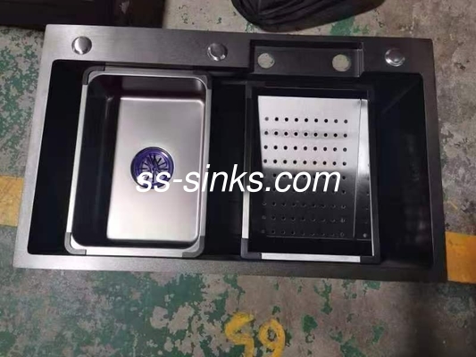 Stainless Steel Single Bowl Sink met 18/10 nikkelstaal materiaal en drainagesysteem oplossing