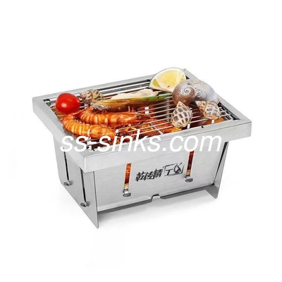 Draagbare Houtskool BBQ Grill Trolley met Elektronische Ontsteking Uw Ultieme BBQ-oplossing