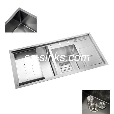 Handgemaakte Keukenspoelbak met Afdruiprek De Ultieme Oplossing voor Badkamervloerafvoerzeef