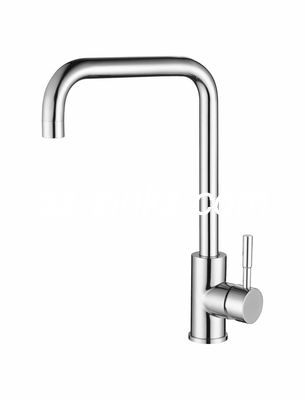 Van de het Handvatkeuken van Chrome Beweegbare de Gootsteenkraan 1,8 Gallons per Minuut