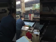 OEM ODM reliëf afgewerkt roestvrij staal handgemaakte wastafel fabriek materiaal snijmachine