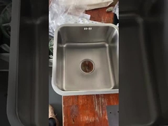 40 * 40cm Vierkante Single Bowl Undermount Wasbak Makkelijk te installeren voor kast